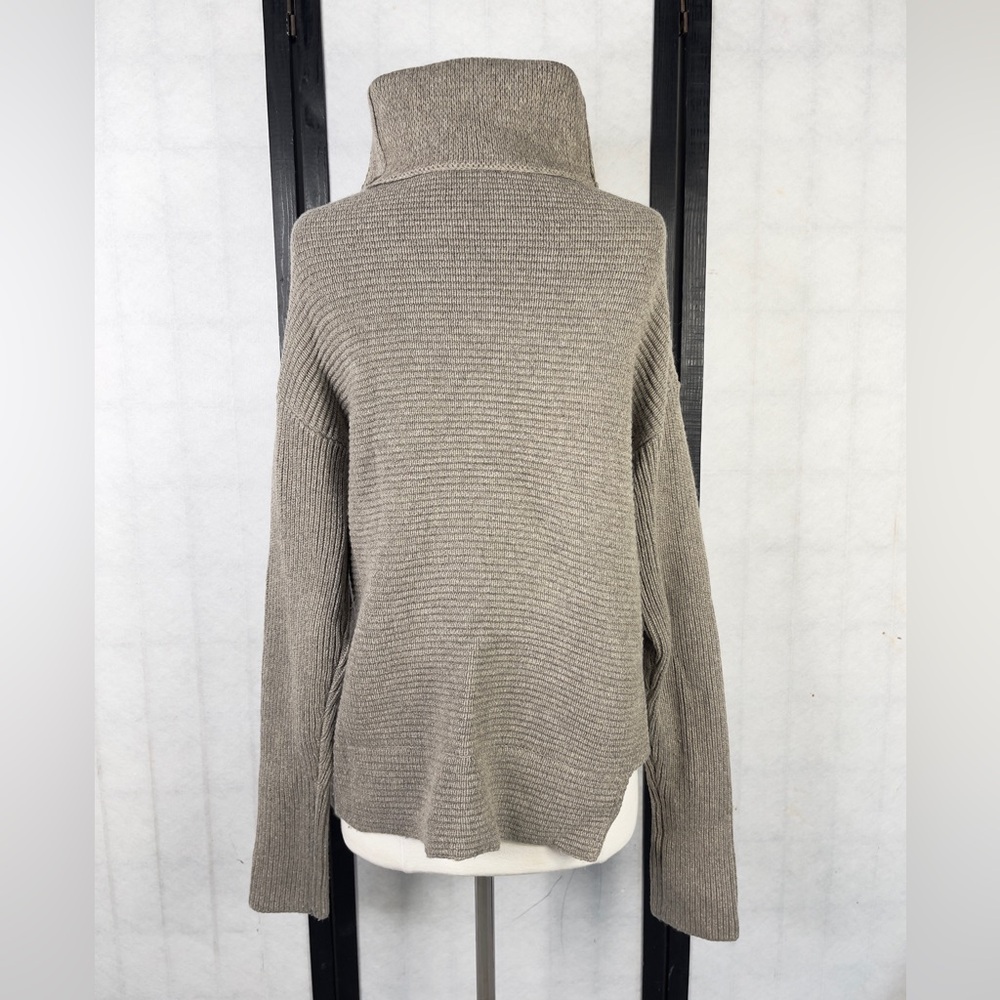 Babaton Taupe Knit Pullover sweater M - Picture 3 of 7